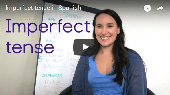 Imperfect tense in Spanish (I used to...)