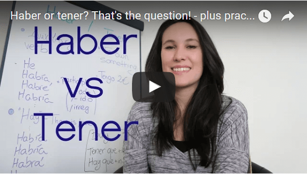 Haber or tener? That's the question!
