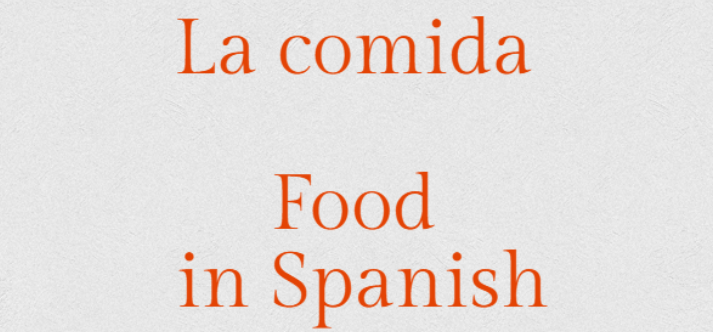 Talking about meals in Spanish