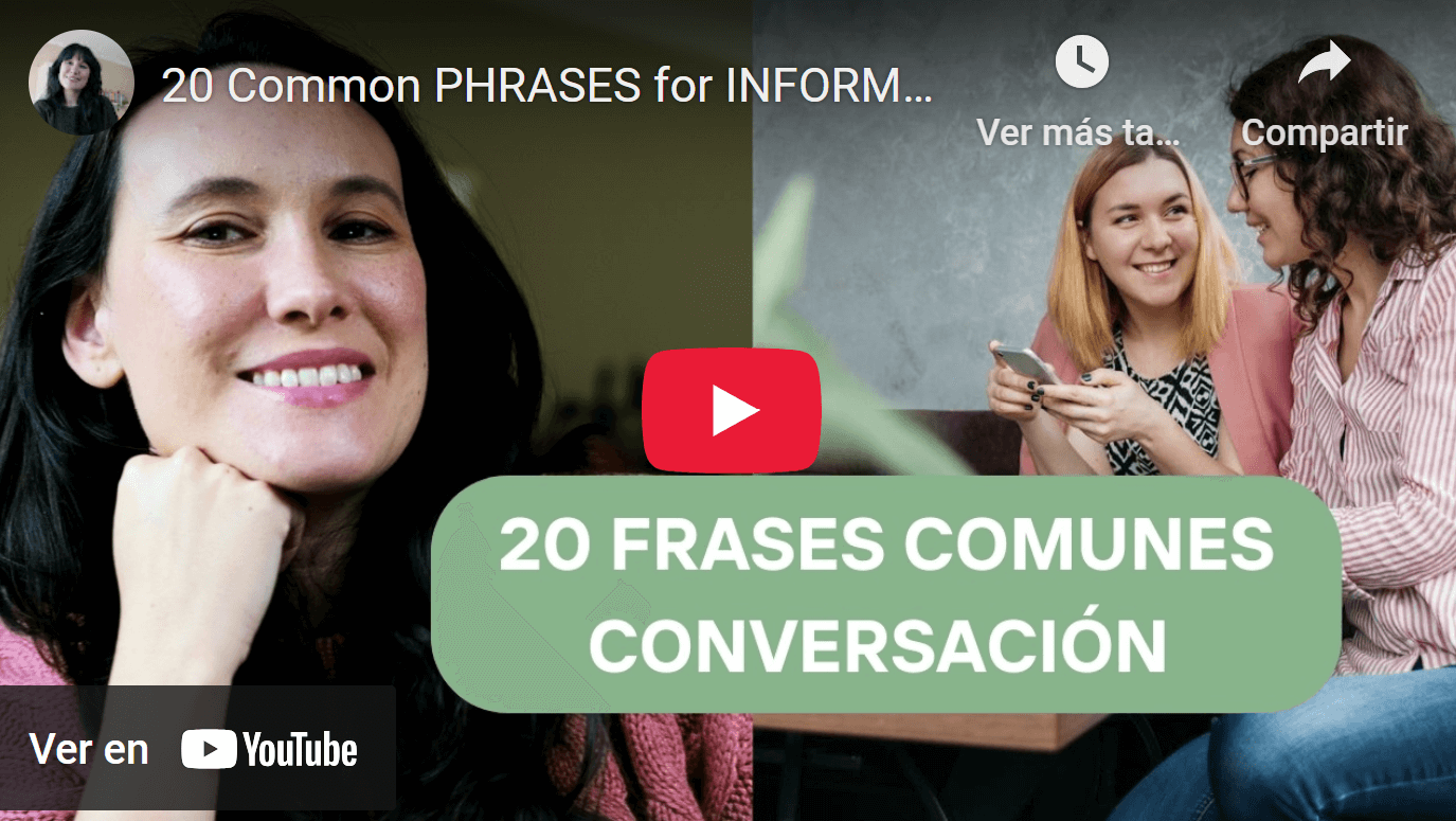 20 Common Spanish informal phrases